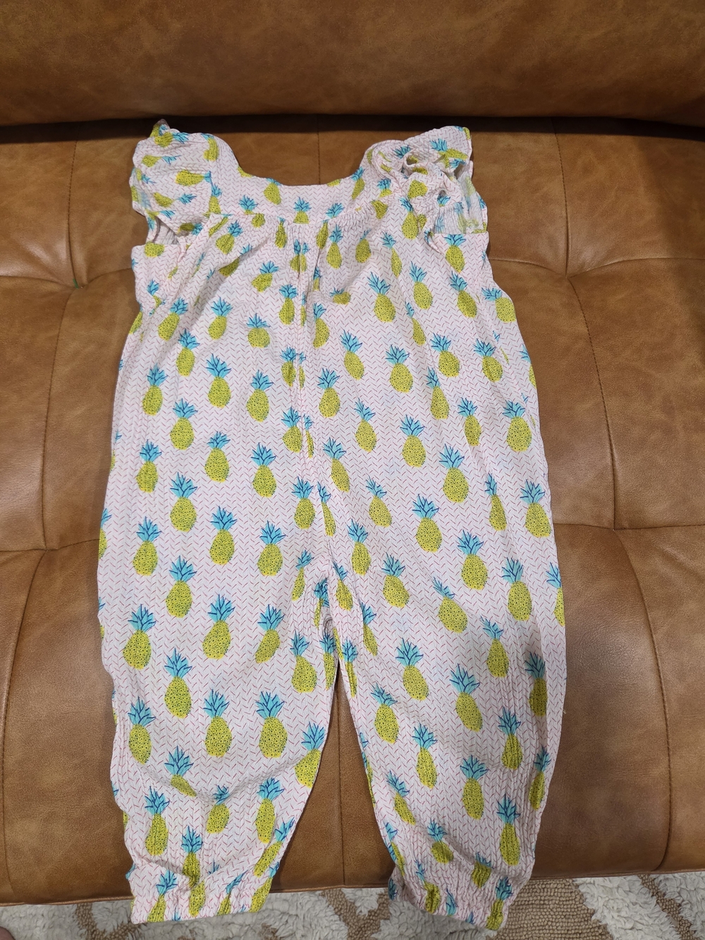 Zara Pink Pineapple Print One-Piece